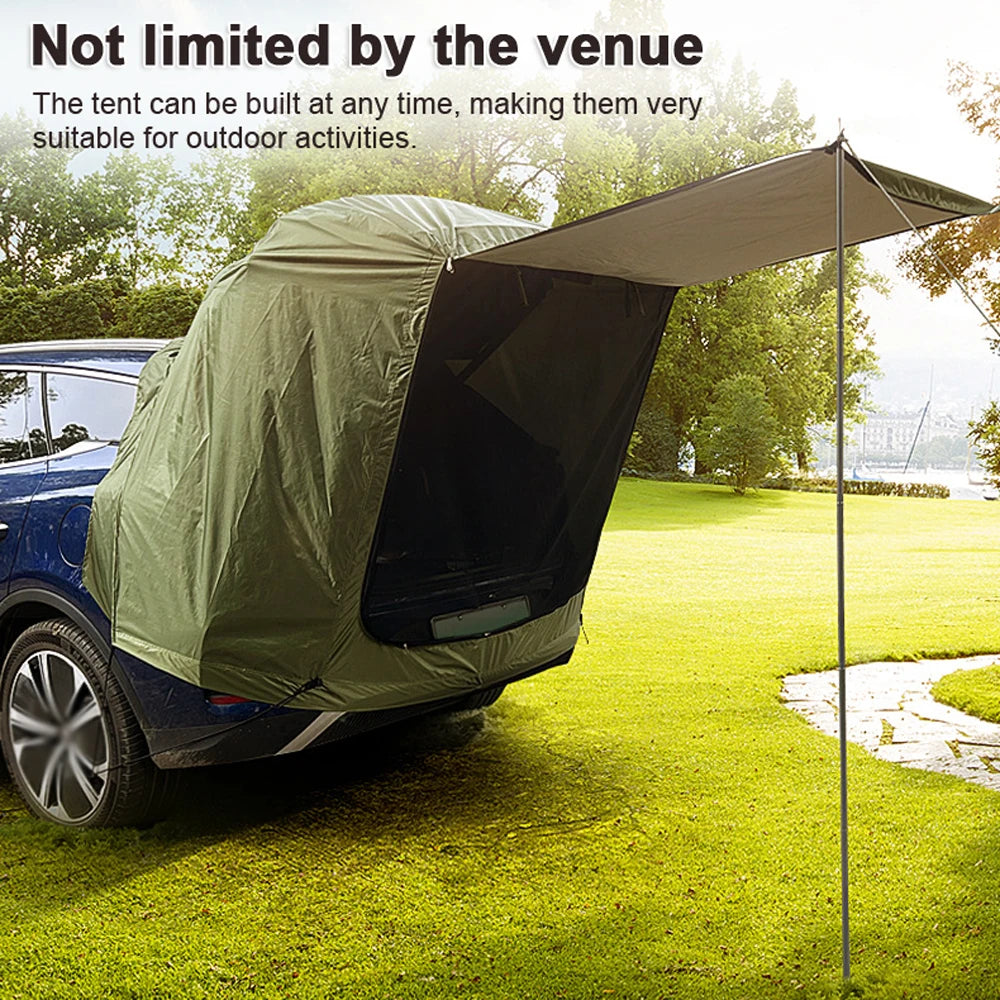 Outdoor Car Rear Tent Camping Picnic Car Rear Tent with Canopy Car