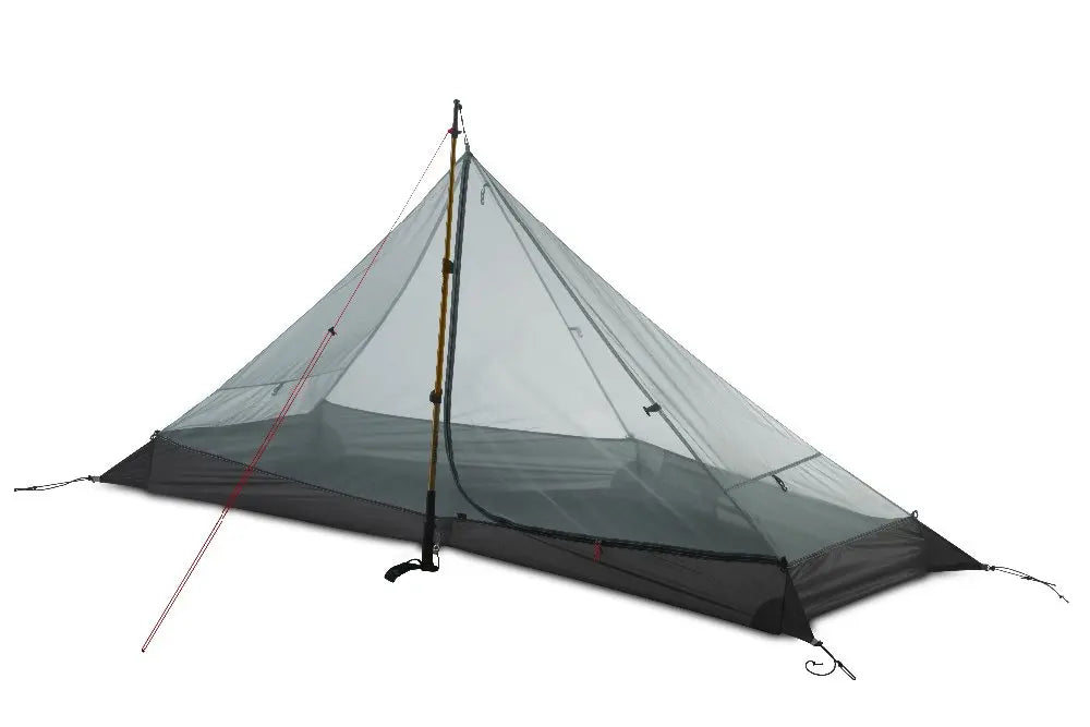 FLAME'S CREED Lanshan 1 Person Oudoor Ultralight Camping Tent Single