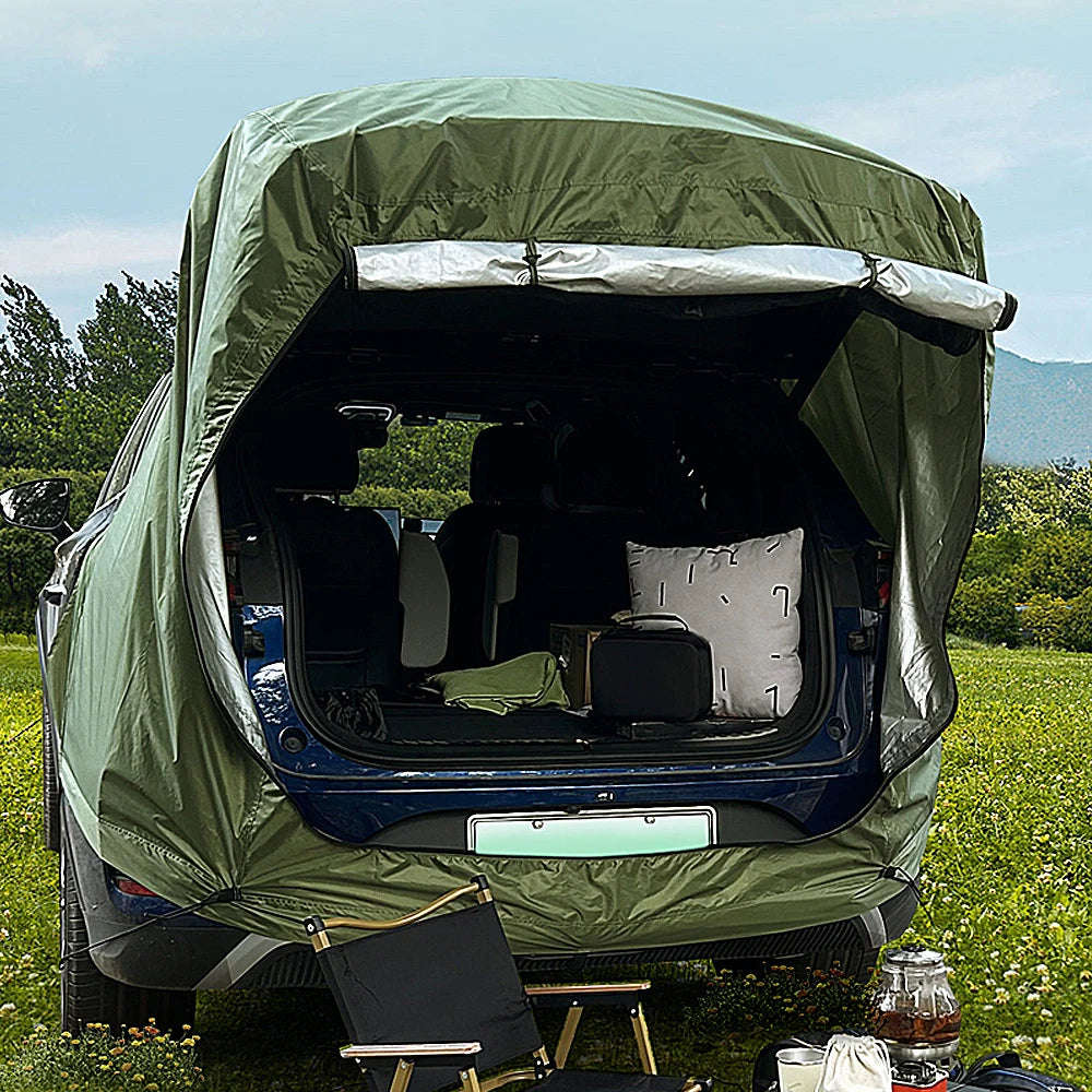 Outdoor Car Rear Tent Camping Picnic Car Rear Tent with Canopy Car