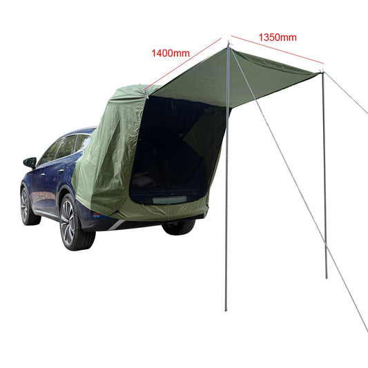 Outdoor Car Rear Tent Camping Picnic Car Rear Tent with Canopy Car