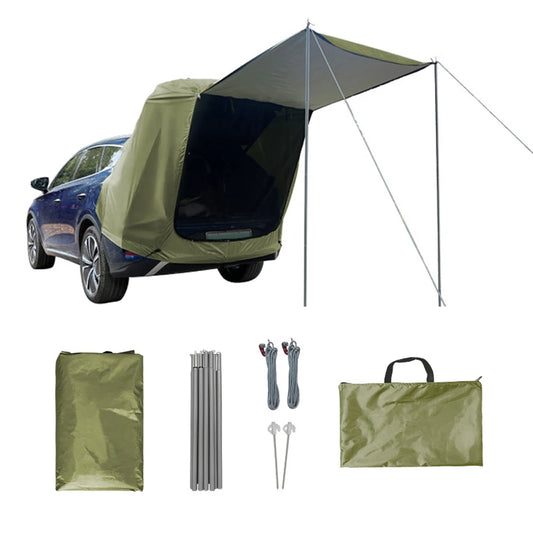 Outdoor Car Rear Tent Camping Picnic Car Rear Tent with Canopy Car