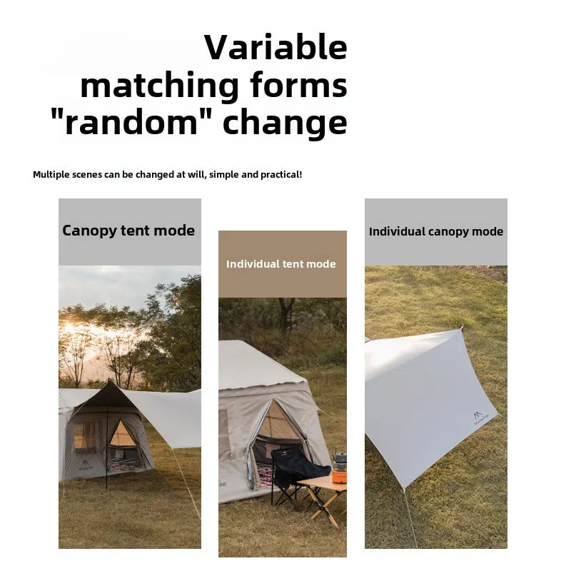 MOUNTAINHIKER Outdoor Camping 2-5 Person Waterproof Family Awning