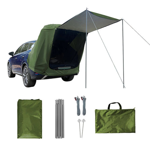 Outdoor Car Rear Tent Camping Picnic Car Rear Tent with Canopy Car