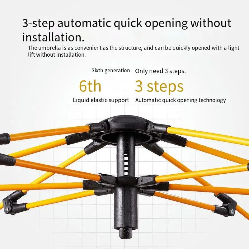 3-4 Person Outdoor Folding Tent Quick Automati Opening Self-driving
